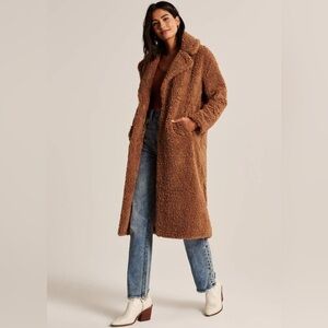 NWOT Baci Made in Italy Cozy Brown Teddy Jacket